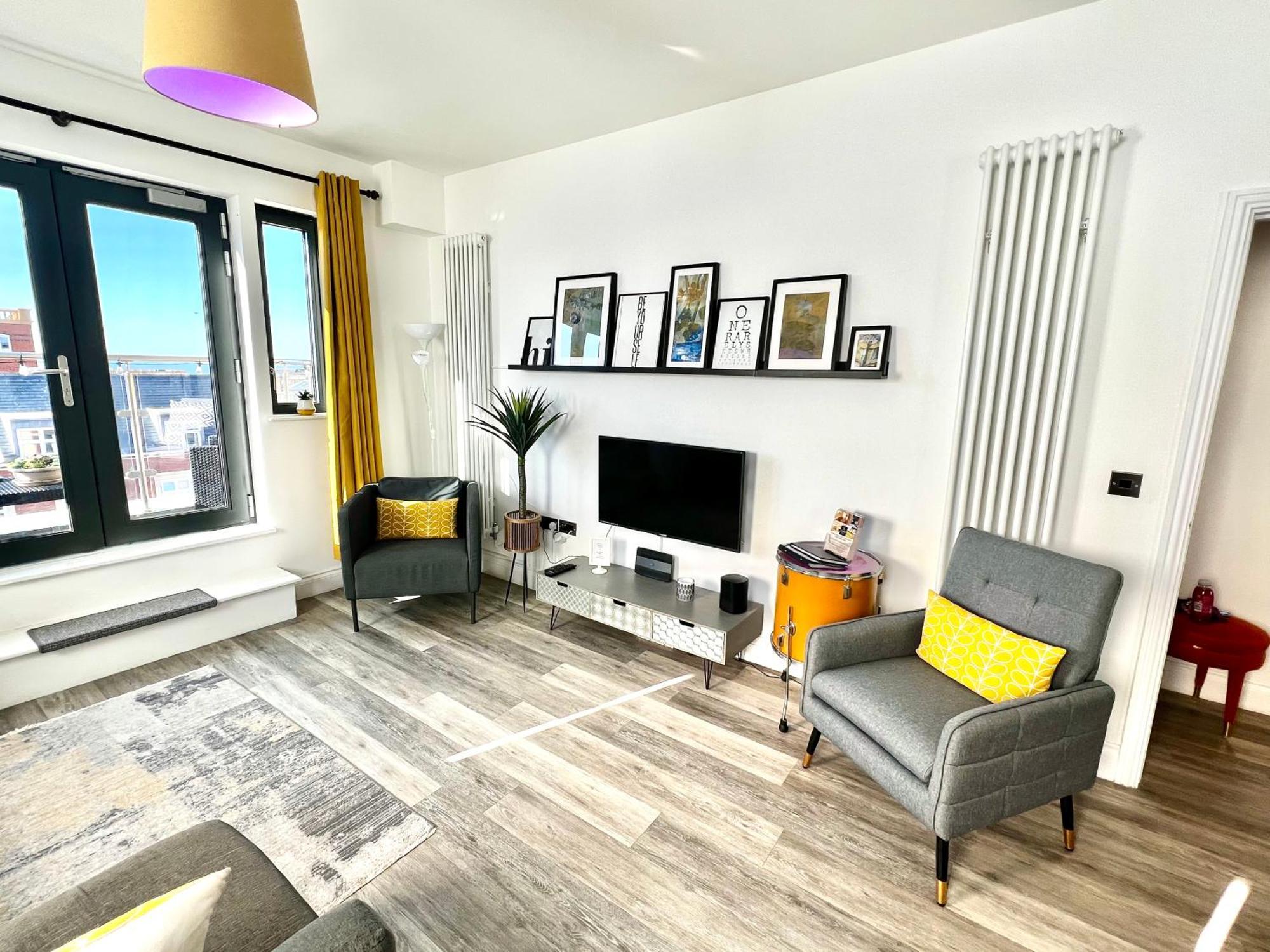 The Penthouse Margate, Balconies, Sea View, Gated Parking, Air Con! Leilighet Eksteriør bilde